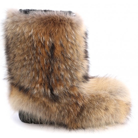 Bilodeau - BLIZZARD Boots, Natural Coyote Fur
